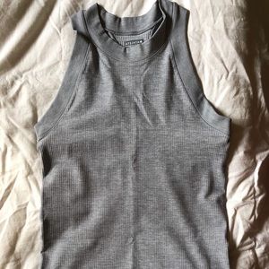 Athleta Renew tank silver gray small